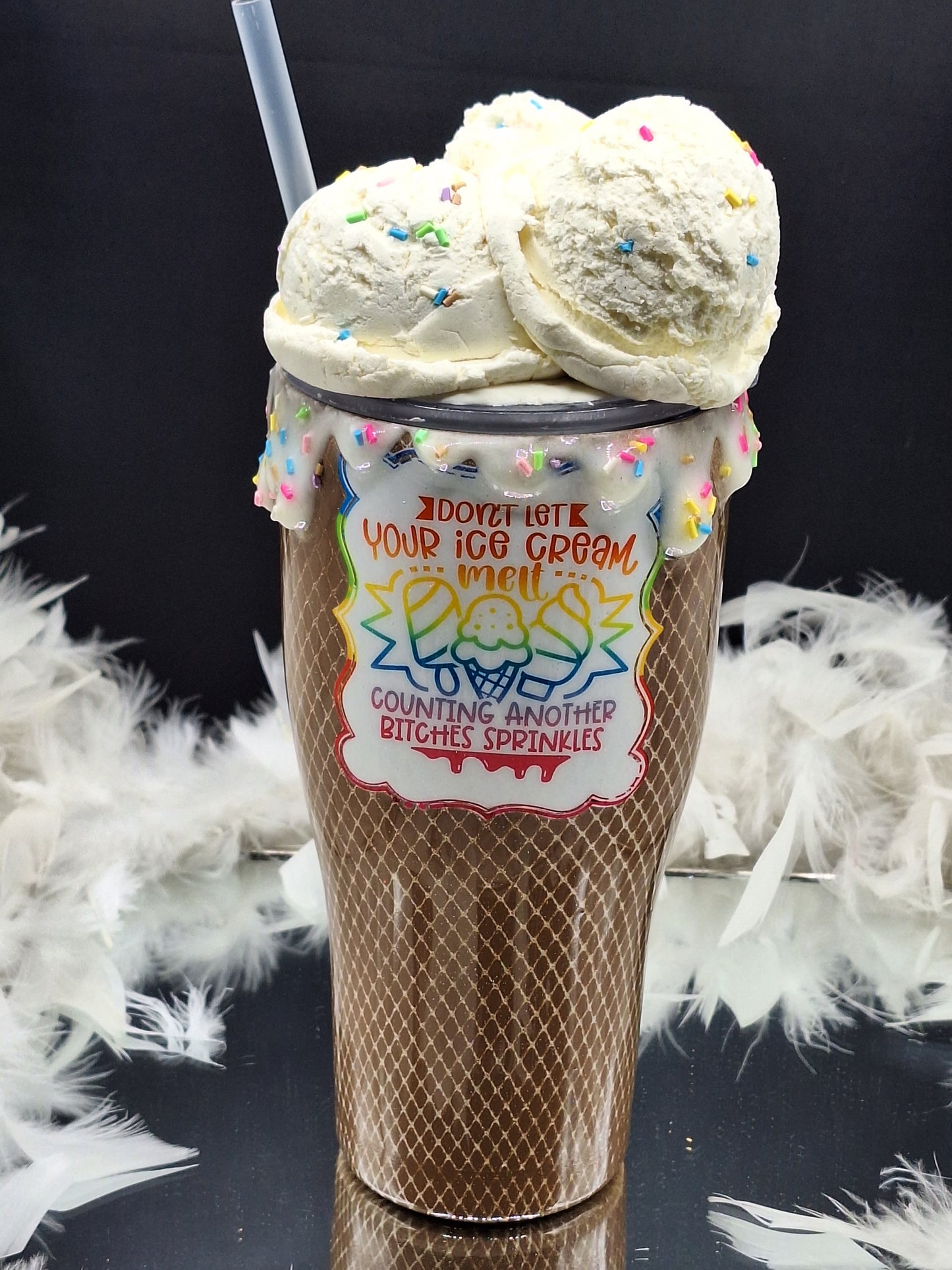 Waffle Cone Tumbler/ Made To Order