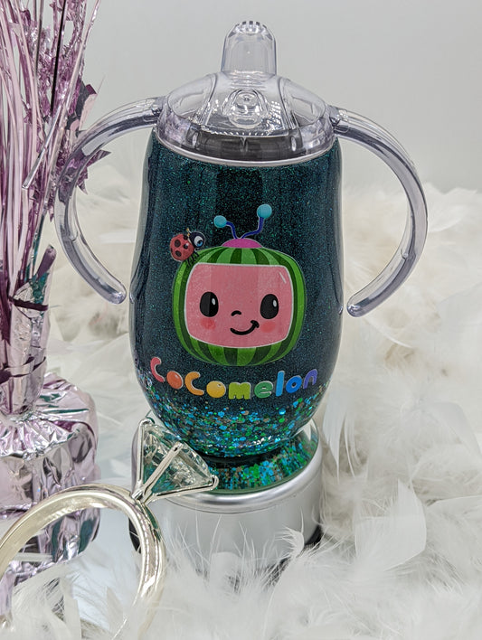 14oz. Cocomelon Sippy Cup Tumbler / Made to Order / Personalized