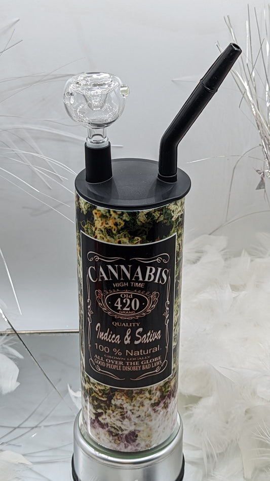 20oz. Skinny Cold Smoke Cannabis Hookah Tumbler/ Sublimation